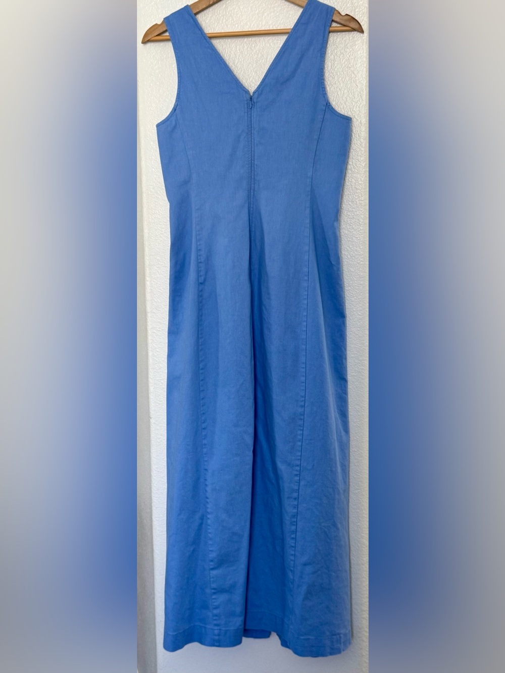 Banana Republic Linen-Blend Seam Bodice Maxi Dress.